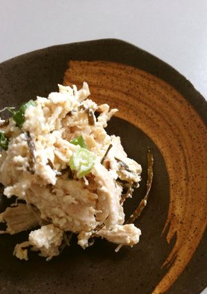 鶏胸肉の簡単白和え-レシピのメイン写真