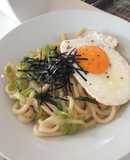 冷凍うどん＋ネギ塩で簡単節約おひる