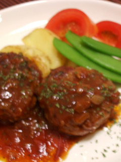 ごはんがススム!煮込みハンバーグ。-レシピのメイン写真