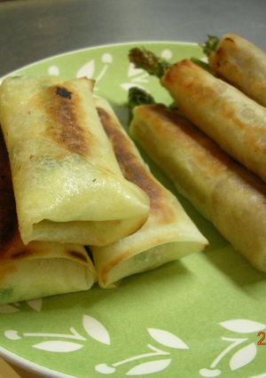 鶏とピーマンのチーズ入り焼春巻-レシピのメイン写真