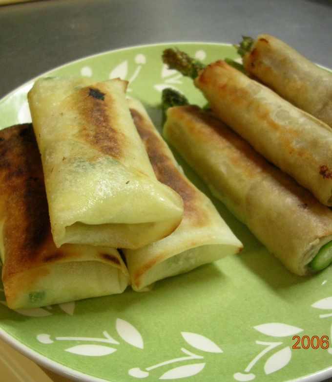 鶏とピーマンのチーズ入り焼春巻-レシピのメイン写真
