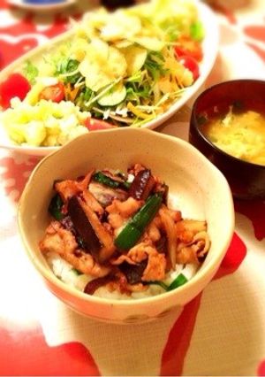 豚バラで♡簡単♡スタミナ焼肉丼！-レシピのメイン写真