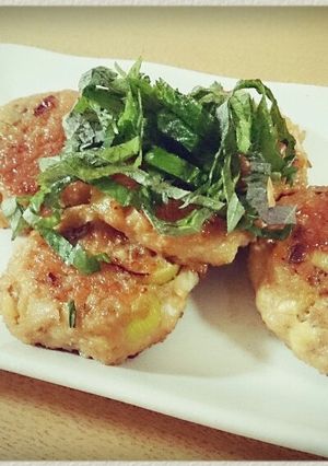 照り焼き鶏つくね＊豆腐蓮根入り-レシピのメイン写真