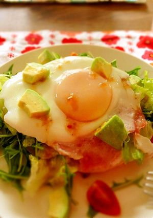 ランチに☆ホットケーキのサラダ仕立て-レシピのメイン写真