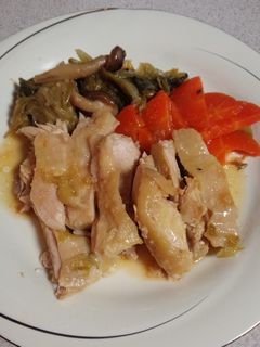 炊飯器で鶏肉と野菜の塩麹蒸し-レシピのメイン写真