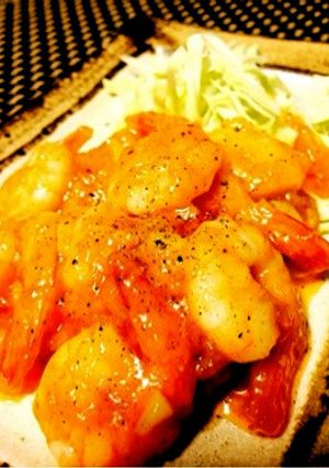 【20分】フライパンで簡単♡甘辛エビチリ-レシピのメイン写真
