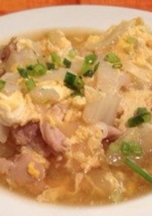 簡単❗️ 白菜入り 親子煮-レシピのメイン写真