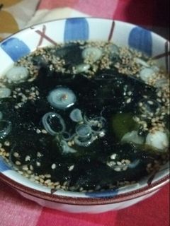 ワカメスープ-レシピのメイン写真