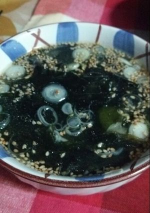 ワカメスープ-レシピのメイン写真