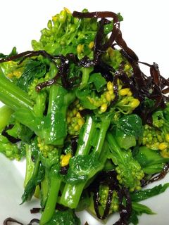 簡単 菜の花の塩昆布和え-レシピのメイン写真