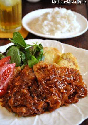 ちょっぴり懐かしい♪ポークチャップ-レシピのメイン写真