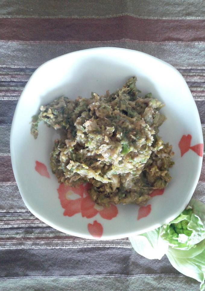 ご飯のお供！蕗の薹×おかか☆蕗味噌♪-レシピのメイン写真