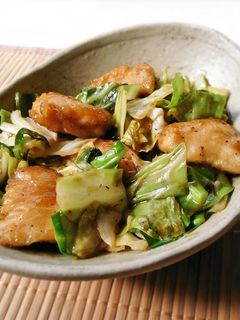 鶏むね肉とキャベツの甘辛ソース-レシピのメイン写真