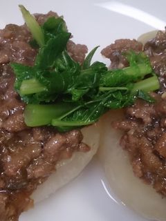 大根の肉味噌のせ(ふろふき大根)-レシピのメイン写真