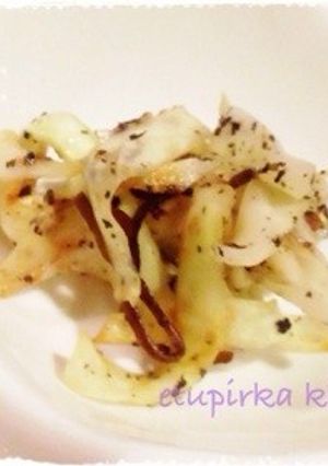 節約☆余ったキャベツの芯で簡単漬け物-レシピのメイン写真