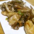 鶏肉と舞茸の甘辛炒め柚子風味