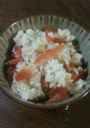 にんじんごはん-レシピのメイン写真