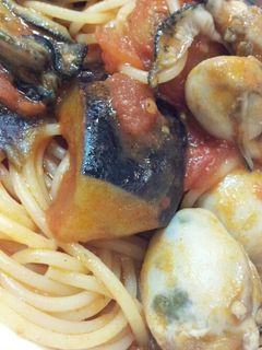 牡蠣のトマトソースパスタ-レシピのメイン写真