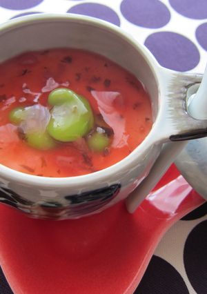 梅餡の豆腐入り茶碗蒸し-レシピのメイン写真