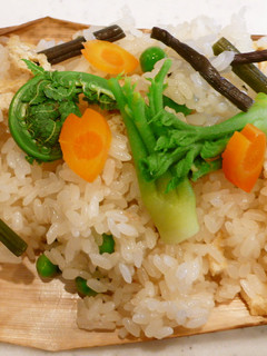 春爛漫♪山菜と豆のおこわ❀-レシピのメイン写真
