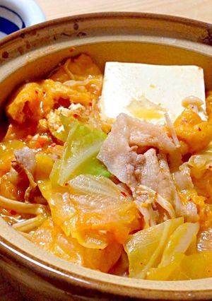 材料４つだけ!! 味噌キムチ鍋の素♪-レシピのメイン写真