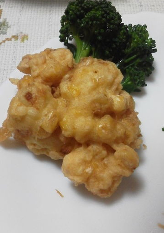甘くてサクサク♪　とうもろこしのかき揚げ-レシピのメイン写真