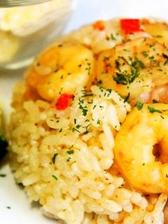 コンソメなしで♡海老ピラフ風炊き込みご飯-レシピのメイン写真