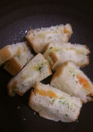 離乳食後期～＊ポテサラ☆サンド-レシピのメイン写真