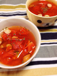 即席トマトスープ-レシピのメイン写真