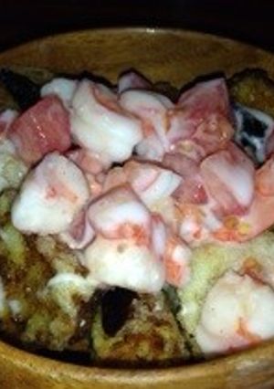 揚げナスとトマトのホットサラダ-レシピのメイン写真