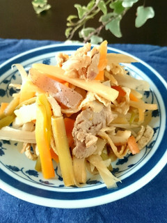 作り置き豚きんぴらで☆簡単ランチ丼★-レシピのメイン写真
