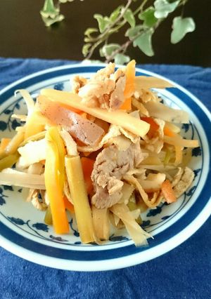 作り置き・お弁当・副菜★具沢山なきんぴら-レシピのメイン写真