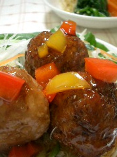 肉団子の甘酢あんかけ-レシピのメイン写真