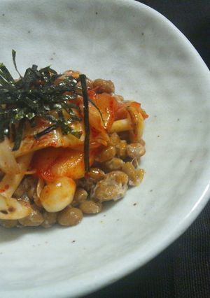 便秘改善！納豆キムチ-レシピのメイン写真