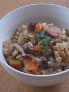 こくたっぷり☆きのこの炊き込みご飯-レシピのメイン写真