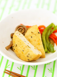 彩りキレイな✴ぜんまいとがんもの煮物-レシピのメイン写真