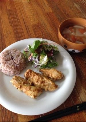 カフェ風タンドリーチキンランチ-レシピのメイン写真