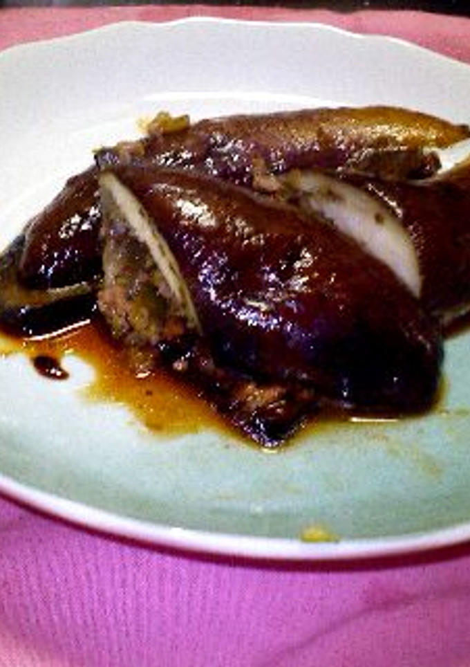 （*＾～＾*）ゝ ナスの肉はさみ焼き煮-レシピのメイン写真