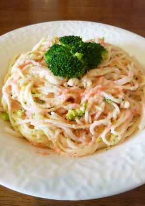 タラコとブロッコリーのパスタ(^-^)v-レシピのメイン写真