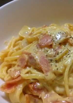 簡単すぎる濃厚節約カルボナーラ！-レシピのメイン写真