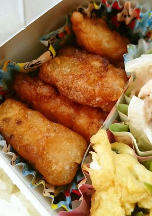 お弁当☆残った刺身と焼肉タレで簡単竜田揚-レシピのメイン写真