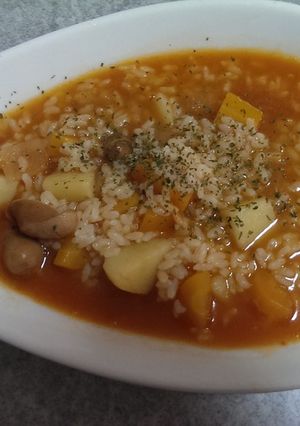 冷凍ごはんで適当リゾット-レシピのメイン写真