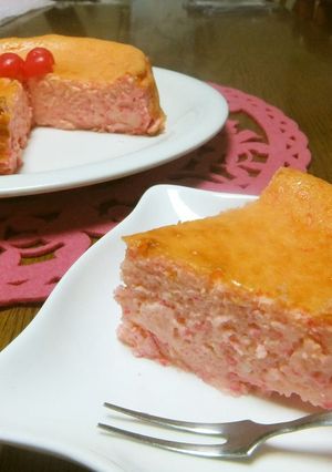 ♡さくらんぼ♡春色ケーキ♡-レシピのメイン写真