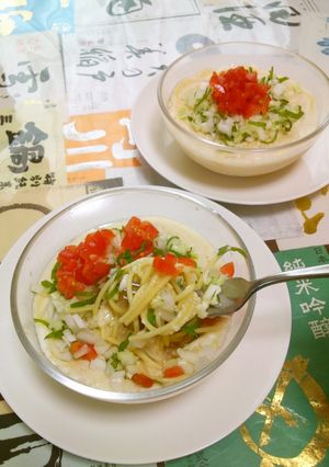 豆乳ゆるかんサラスパ-レシピのメイン写真