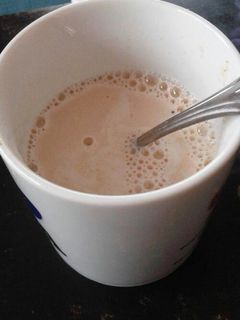 ホット牛乳きな粉ドリンク-レシピのメイン写真