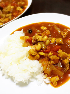 かんたん♪お豆たっぷりトマトカレー-レシピのメイン写真