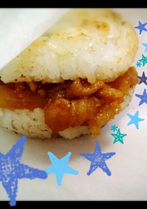 簡単！崩れない！焼肉ライスバーガー-レシピのメイン写真