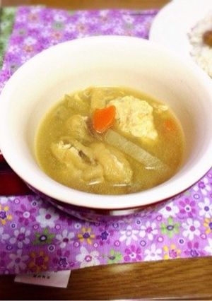 鶏肉団子のけんちん汁-レシピのメイン写真