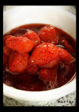 レンジで簡単イチゴジャム(ソース)-レシピのメイン写真