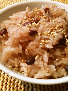 炊飯器deお赤飯♡-レシピのメイン写真